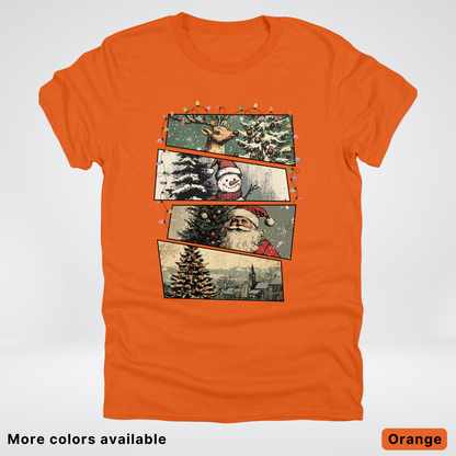 Retro Holiday Collage - T-Shirt