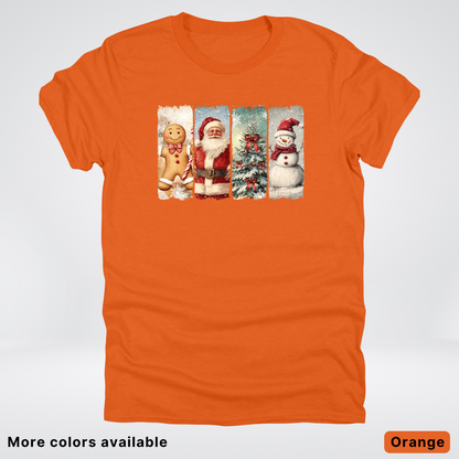 Vintage Christmas Quartet - T-Shirt