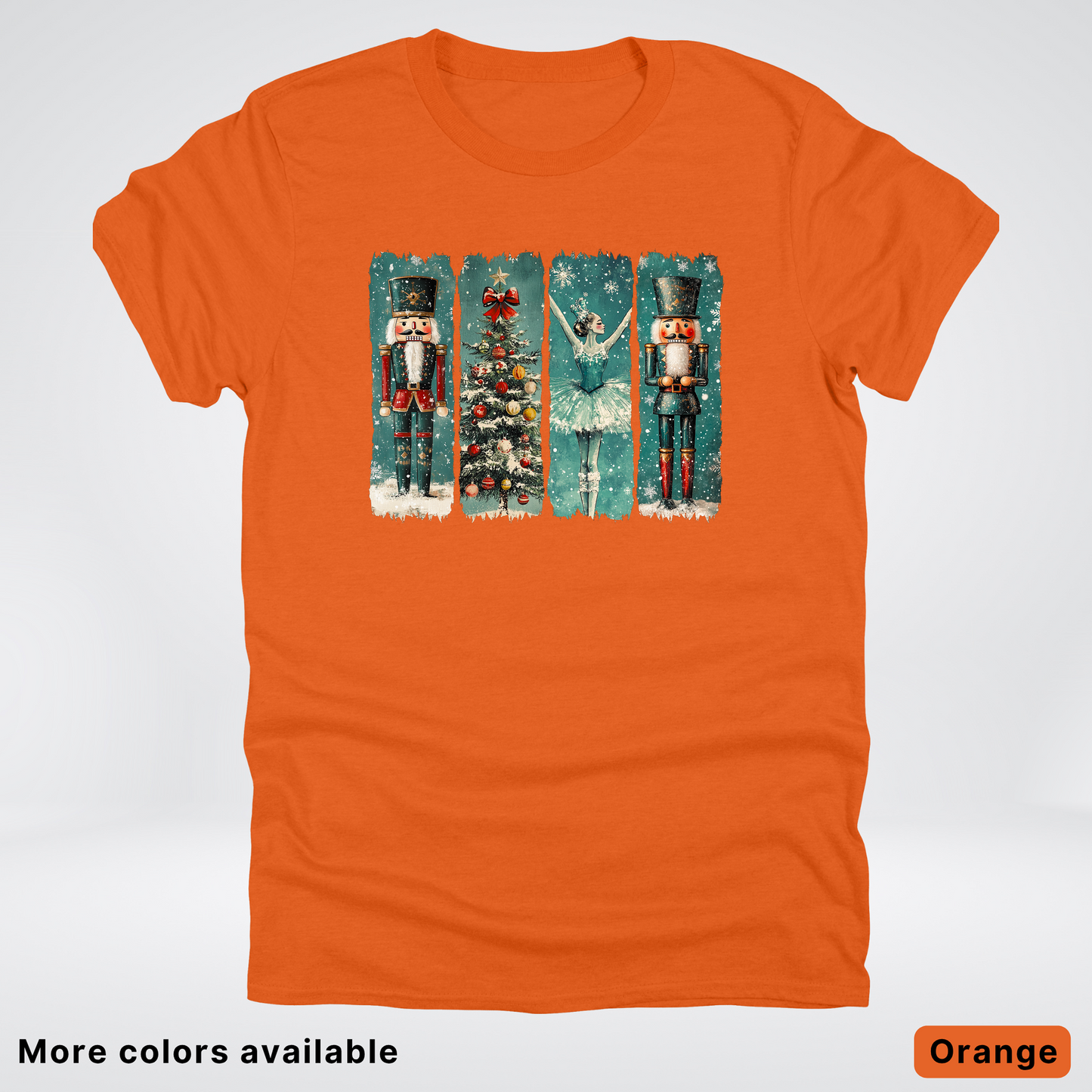 Vintage Nutcracker Ballet Panel - T-Shirt