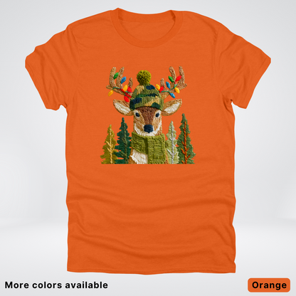 Ornament Antler Reindeer Hook Yard Faux - T-Shirt