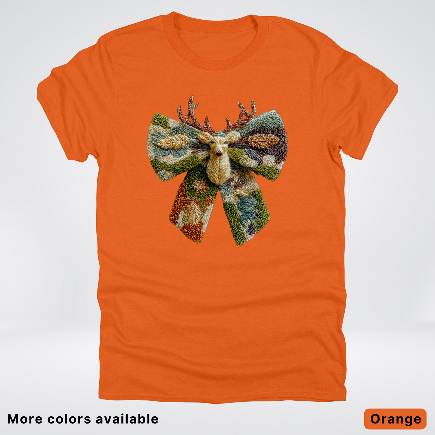 Neutral Woodland Bow Hook Yard Faux - T-Shirt