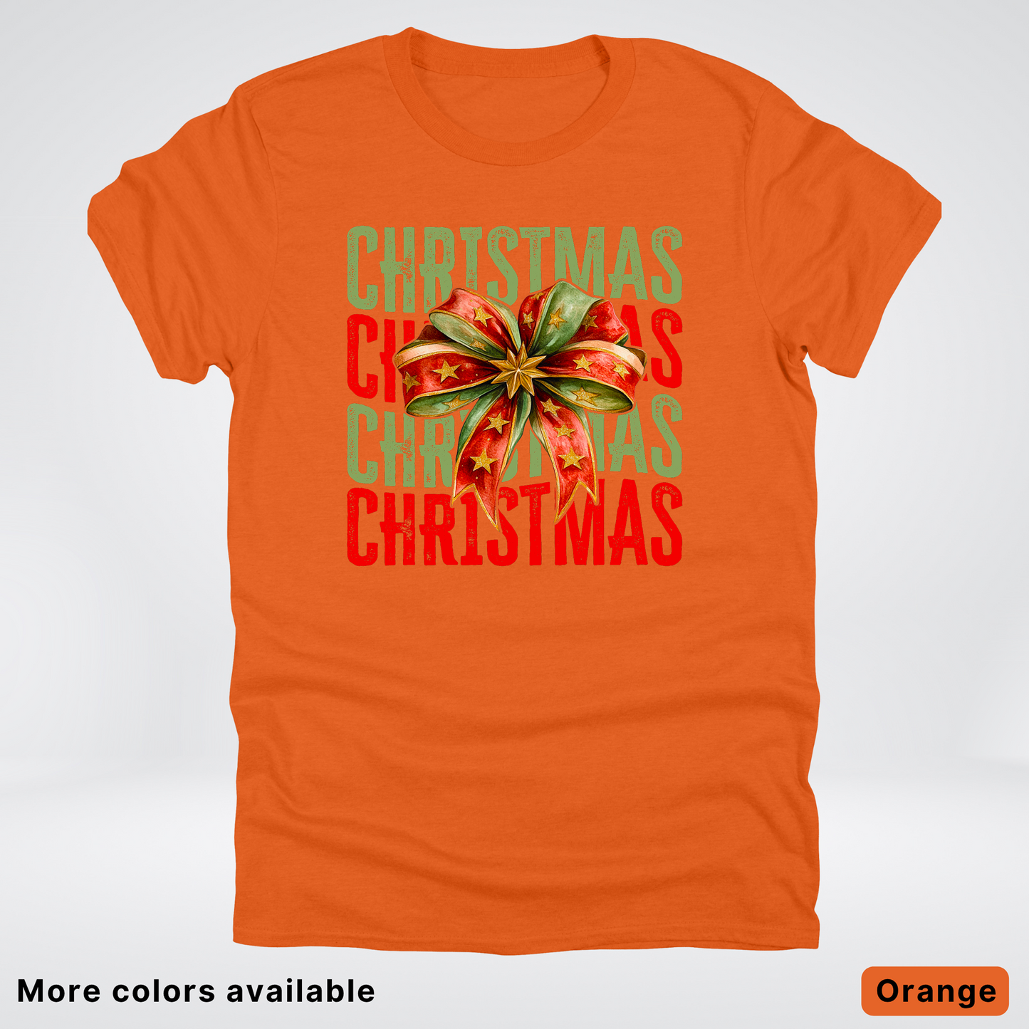 Christmas Star Bow - T-Shirt