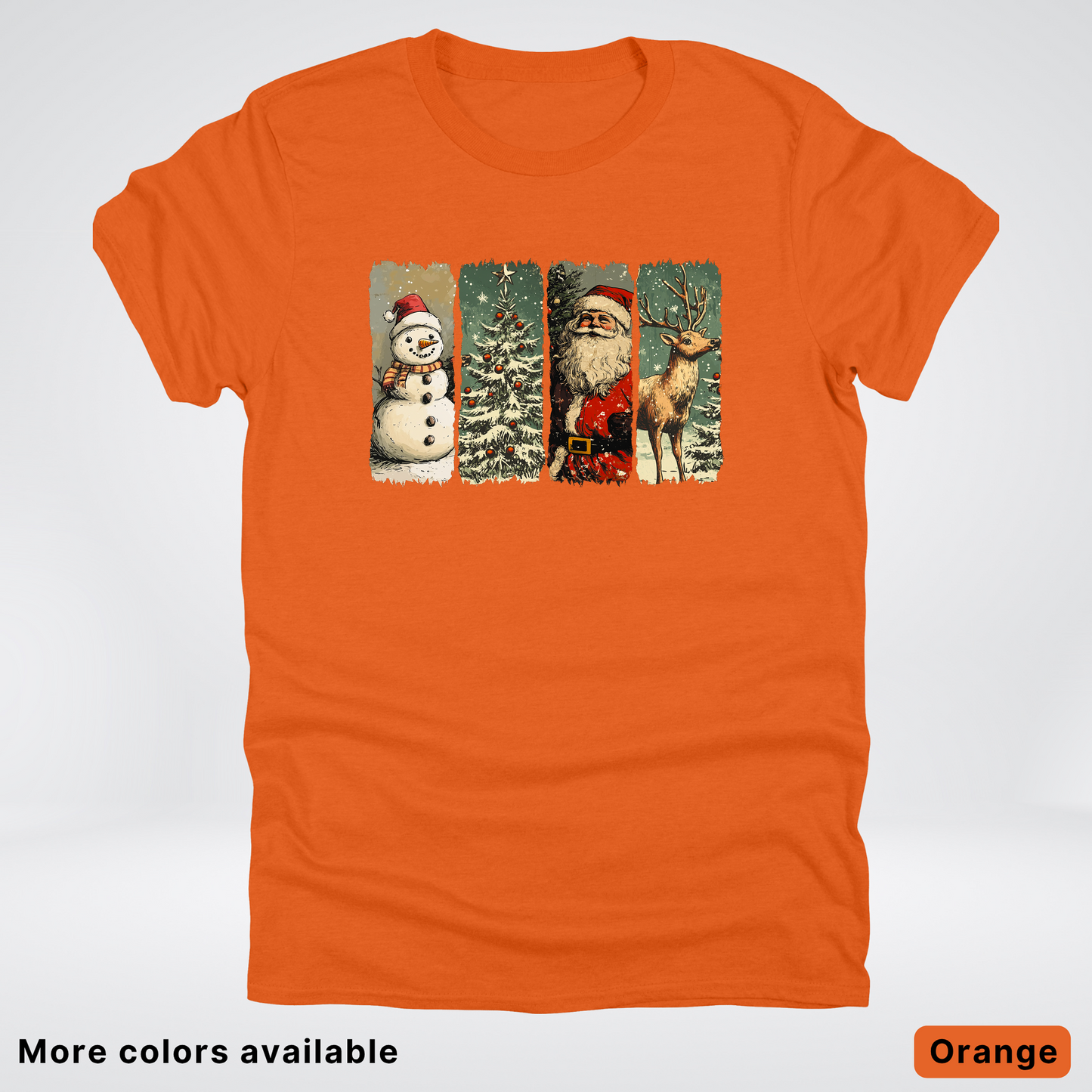 Classic Christmas Strip Art - T-Shirt