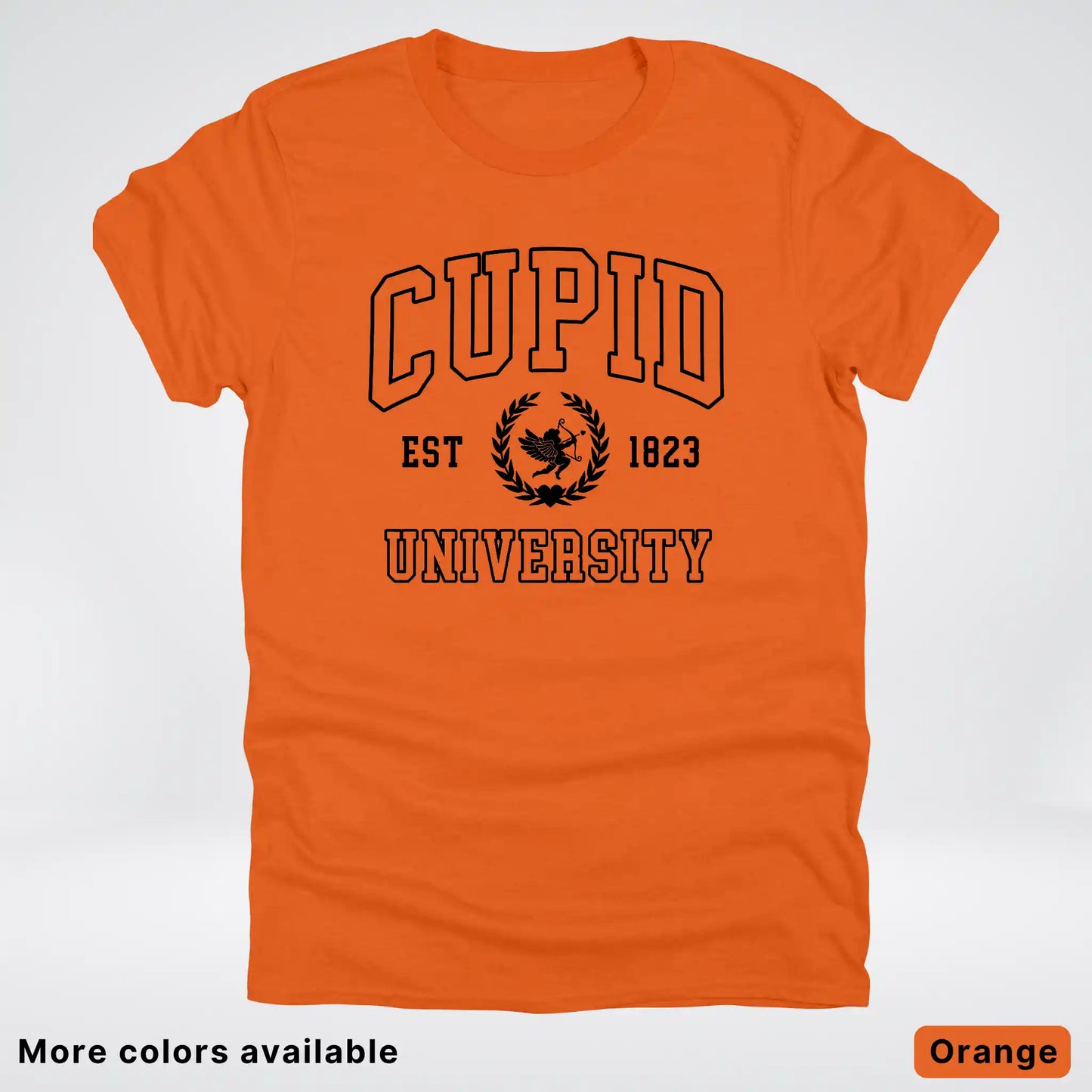 Cupid University Est 1823 - Black Design - T-Shirt