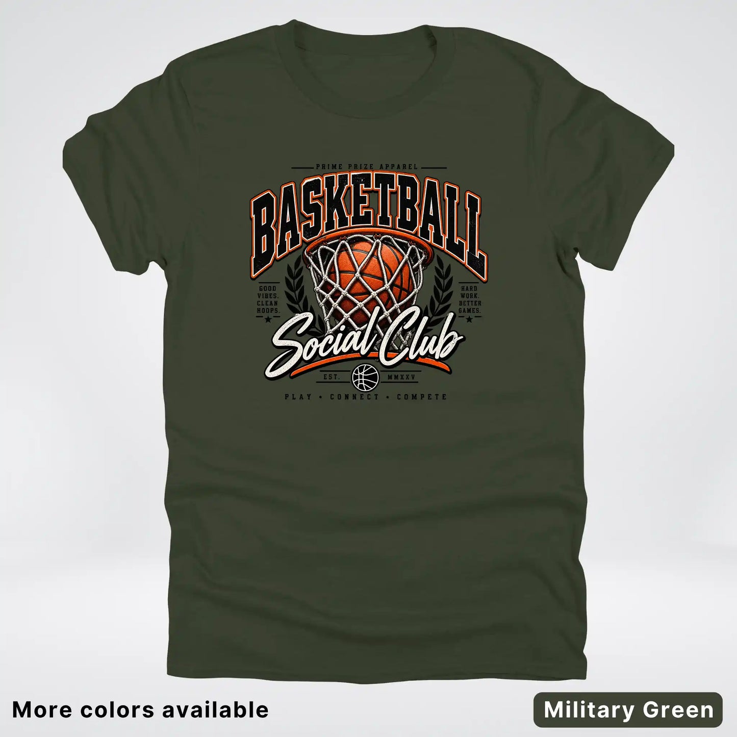 Basketball Social Club – Vintage Court T-Shirt