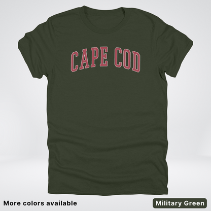 Cape Cod Destination - Red Design - T-Shirt