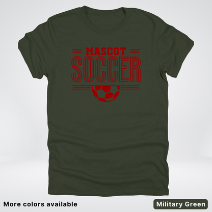 Custom Mascot – Maroon Design 24 - Soccer T-Shirt