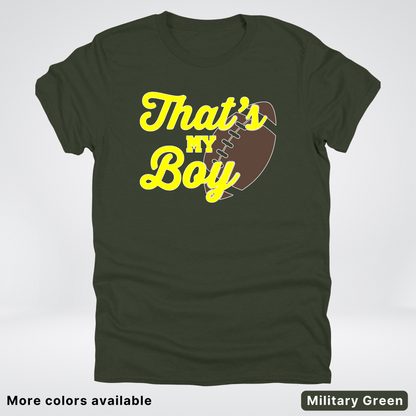 That's My Boy - Yellow Design - Football - T-Shirt