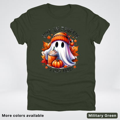Give Em Pumpkin Ghost To Talk About - T-Shirt