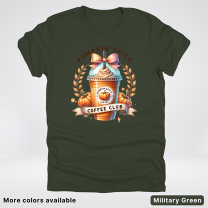 Pumpkin Spice Coffee Club - T-Shirt