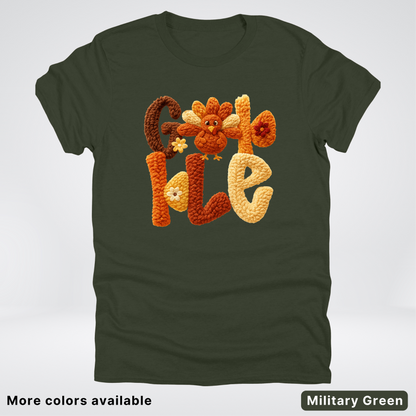 Gobble Crochet Turkey - T-Shirts