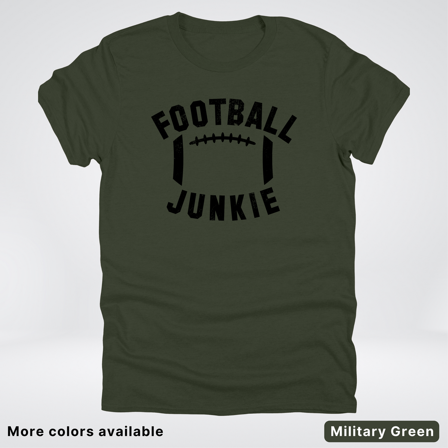 Football Junkie – Black Design - T-Shirt