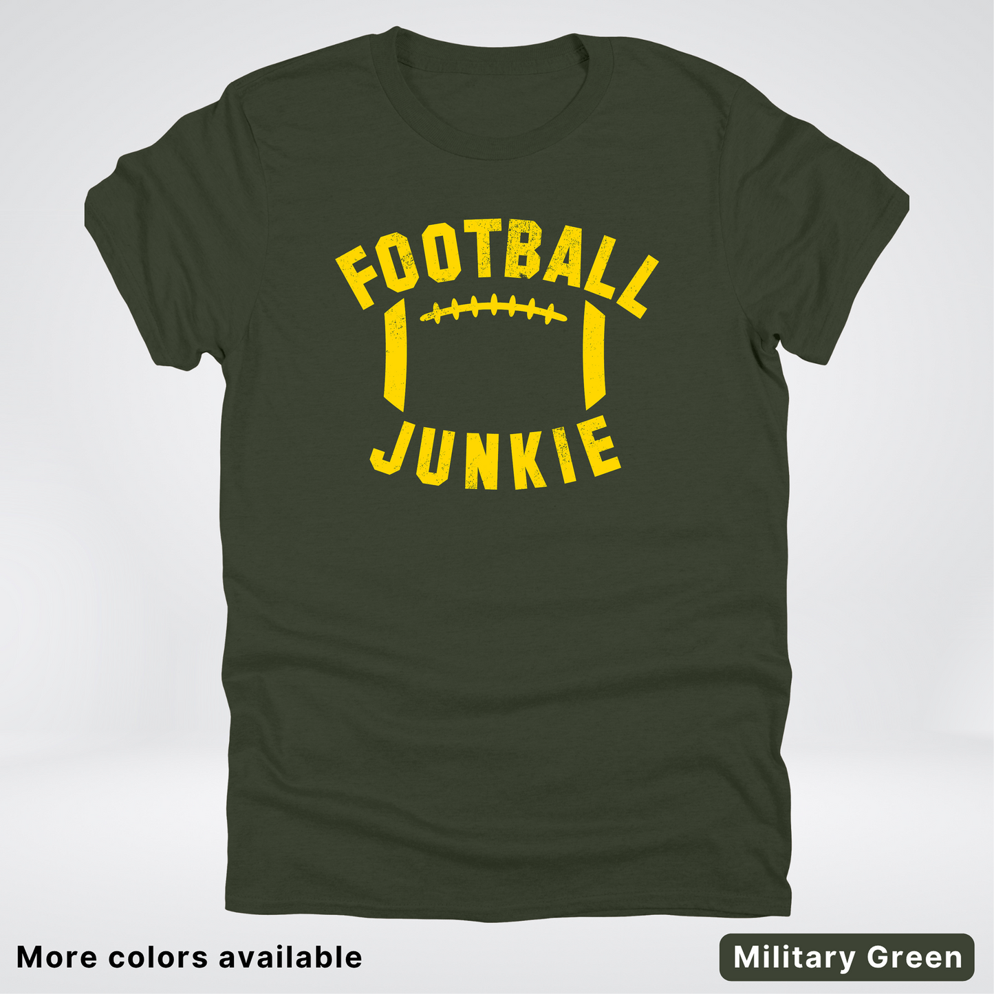 Football Junkie – Gold Design - T-Shirt