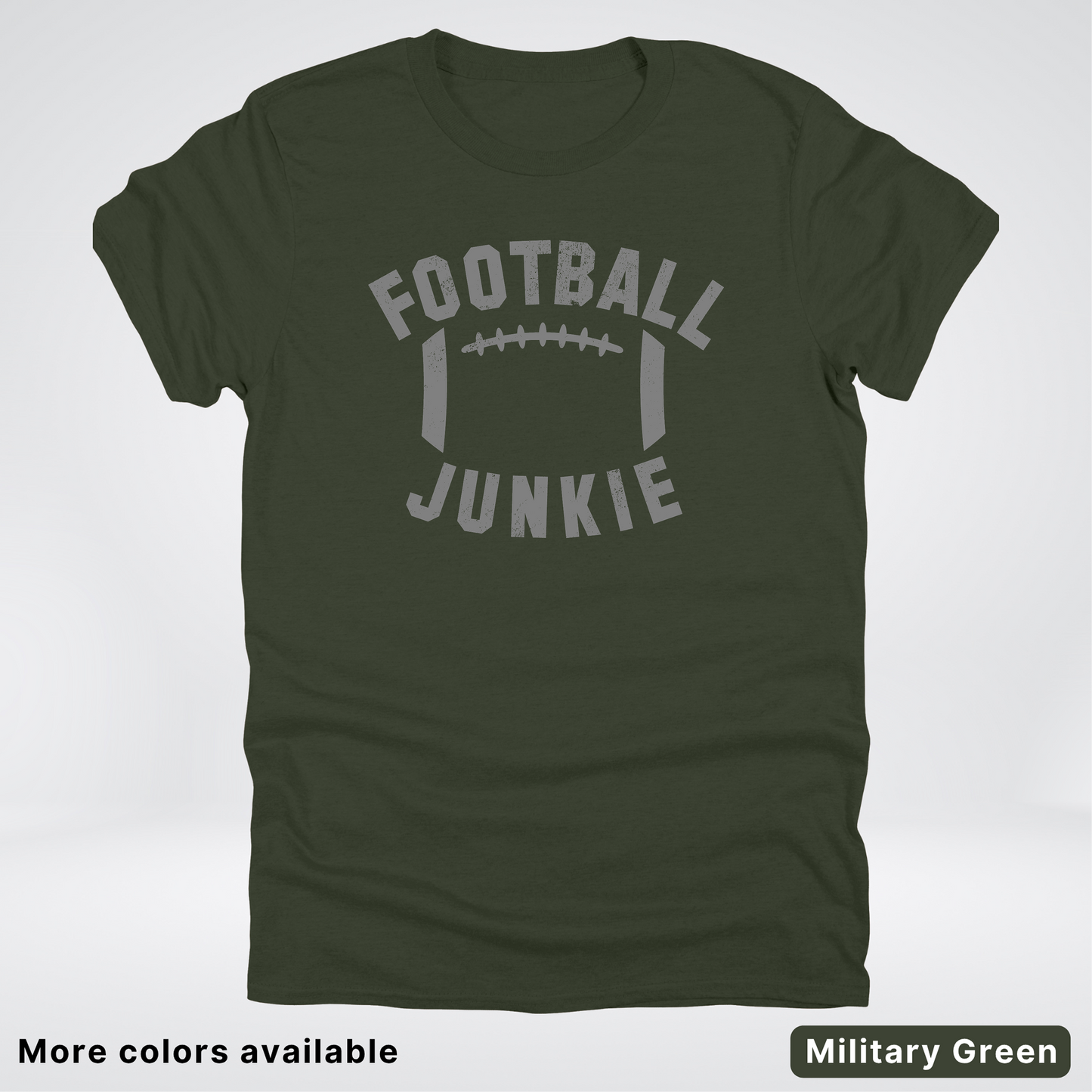 Football Junkie – Gray Design - T-Shirt