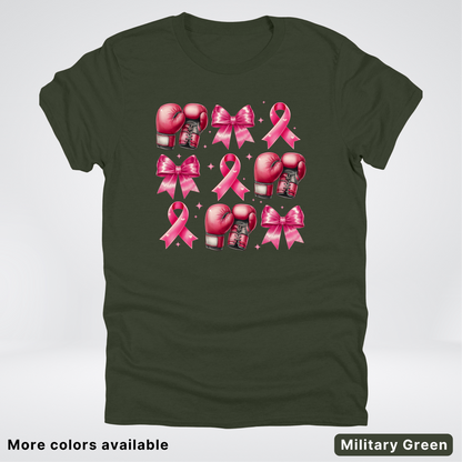 Boxing Coquette Pink Ribbon Pink Out - T-Shirt