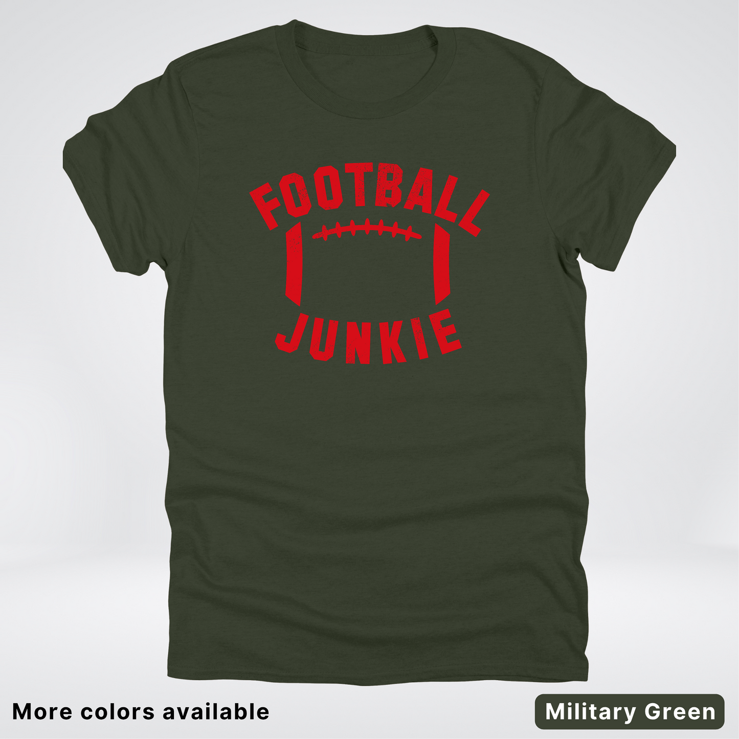 Football Junkie – Red Design - T-Shirt