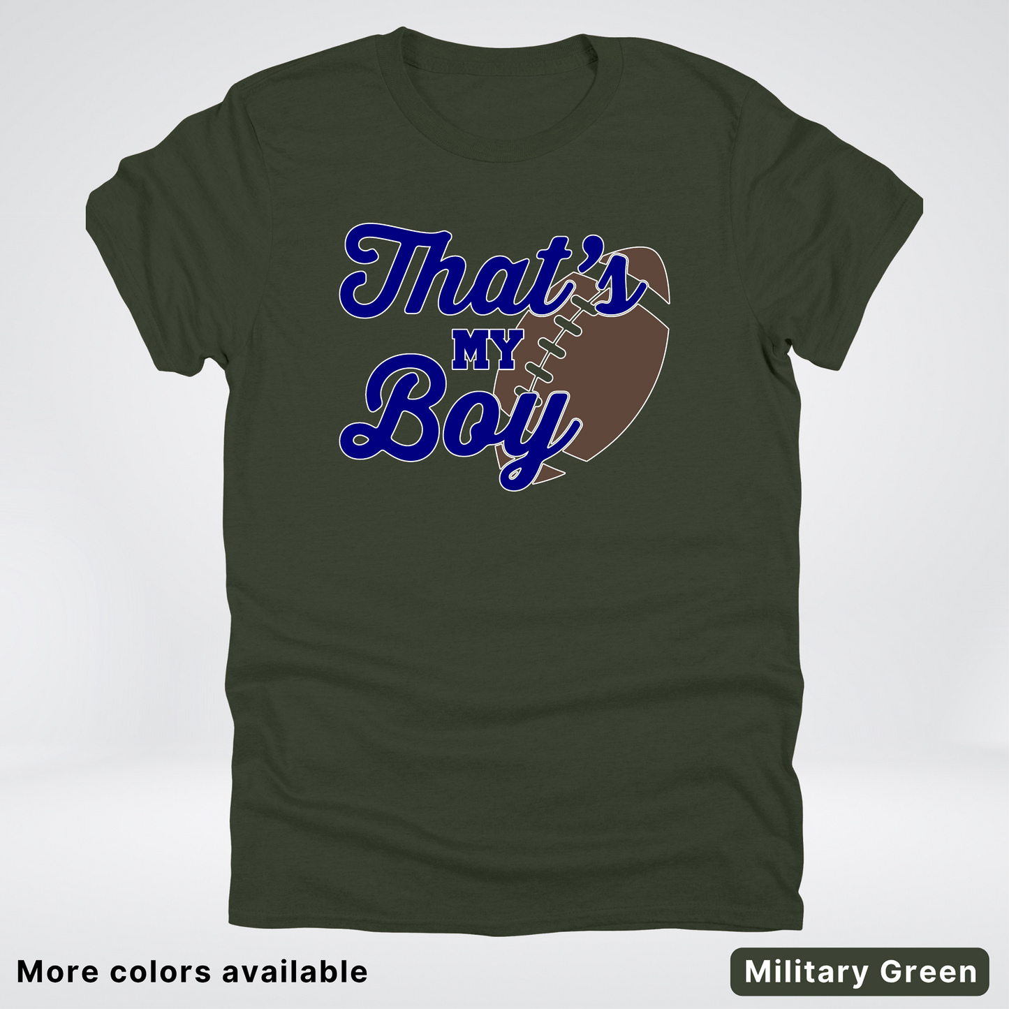 That's My Boy - Navy Design - Football - T-Shirt