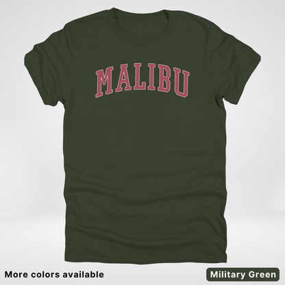 Malibu Destination - Red Design - T-Shirt