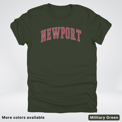 Newport Destination - Red Design - T-Shirt