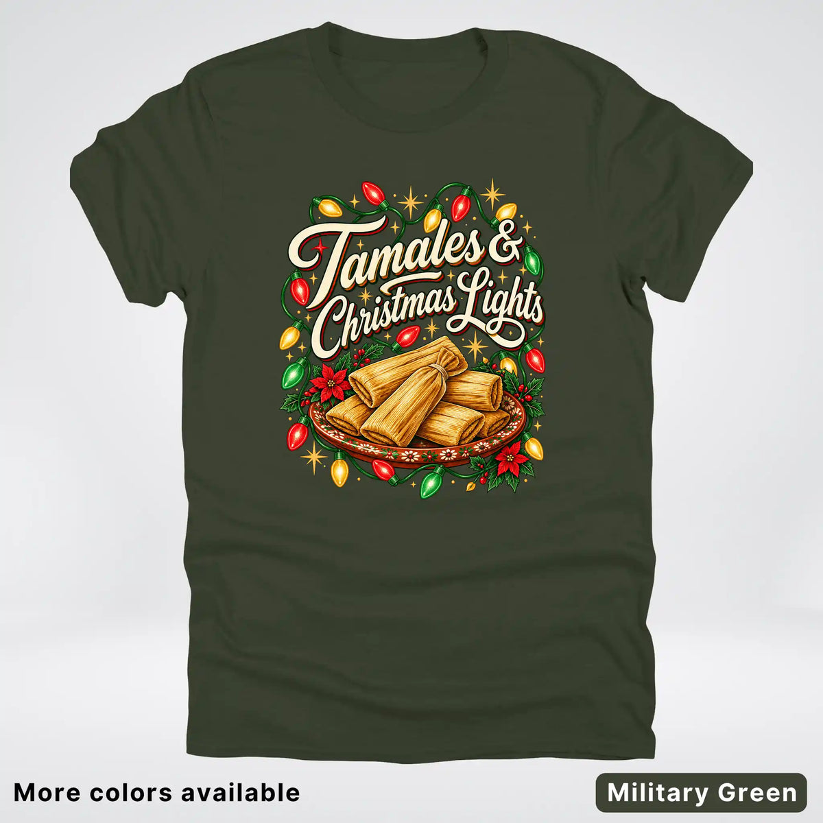 Tamales & Christmas Lights T-Shirt