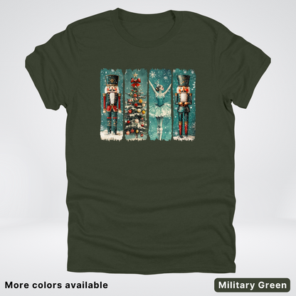 Vintage Nutcracker Ballet Panel - T-Shirt