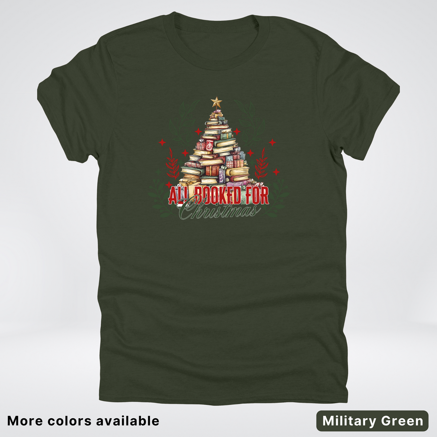 All Booked For Christmas - T-Shirt