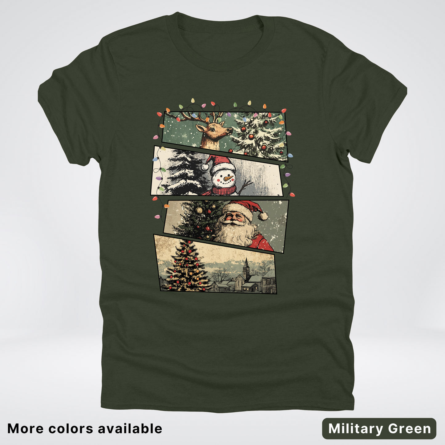 Retro Holiday Collage - T-Shirt