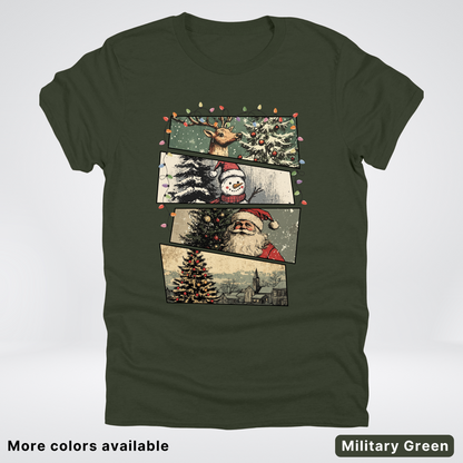 Retro Holiday Collage - T-Shirt
