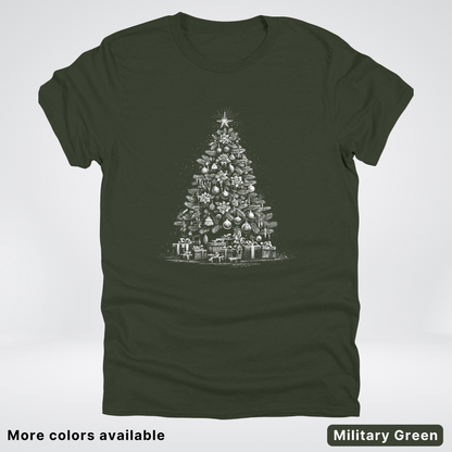 Classic Christmas Tree with Gifts - T-Shirt
