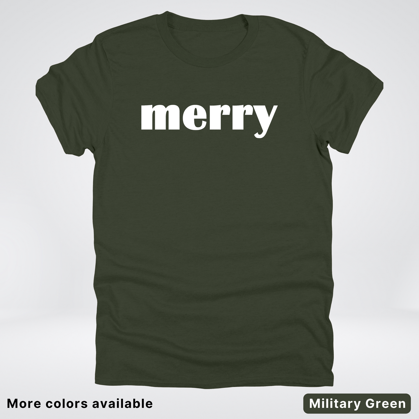 Merry - White Design - T-Shirt