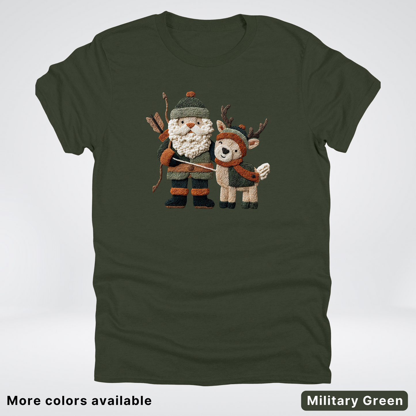 Hook Yard Faux Woodland Christmas Duo - T-Shirt
