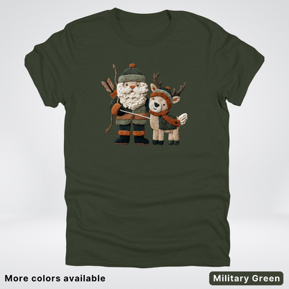 Hook Yard Faux Woodland Christmas Duo - T-Shirt
