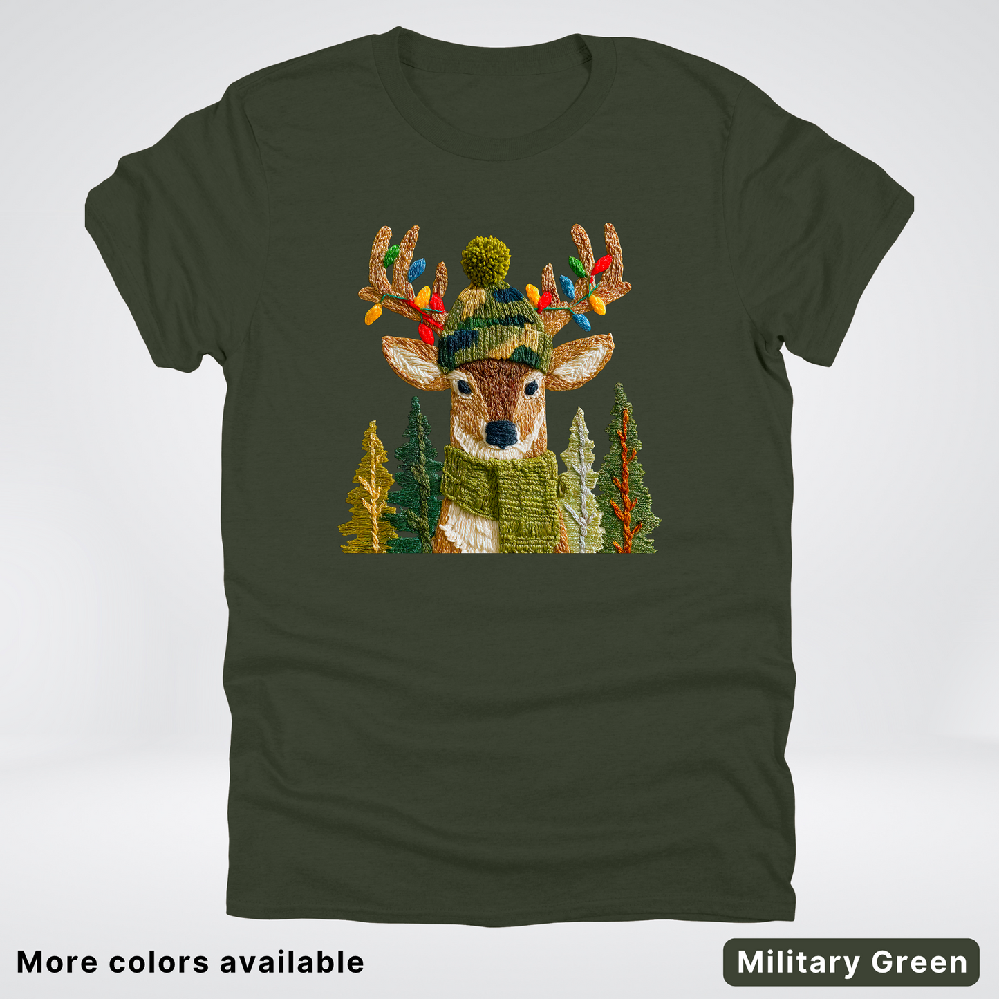 Ornament Antler Reindeer Hook Yard Faux - T-Shirt