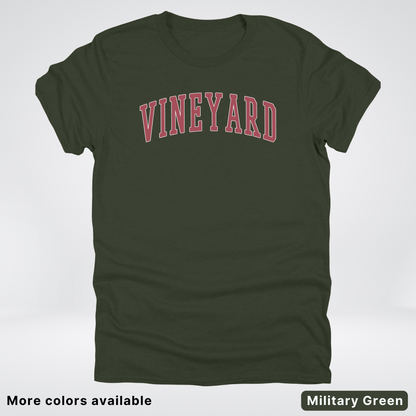 Vineyard Destination - Red Design - T-Shirt