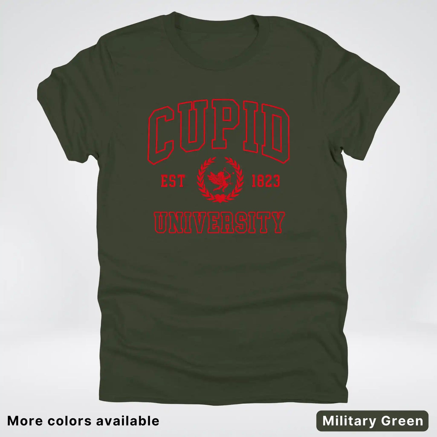 Cupid University Est 1823 - Red Design - T-Shirt
