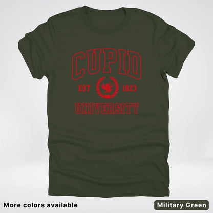 Cupid University Est 1823 - Red Design - T-Shirt