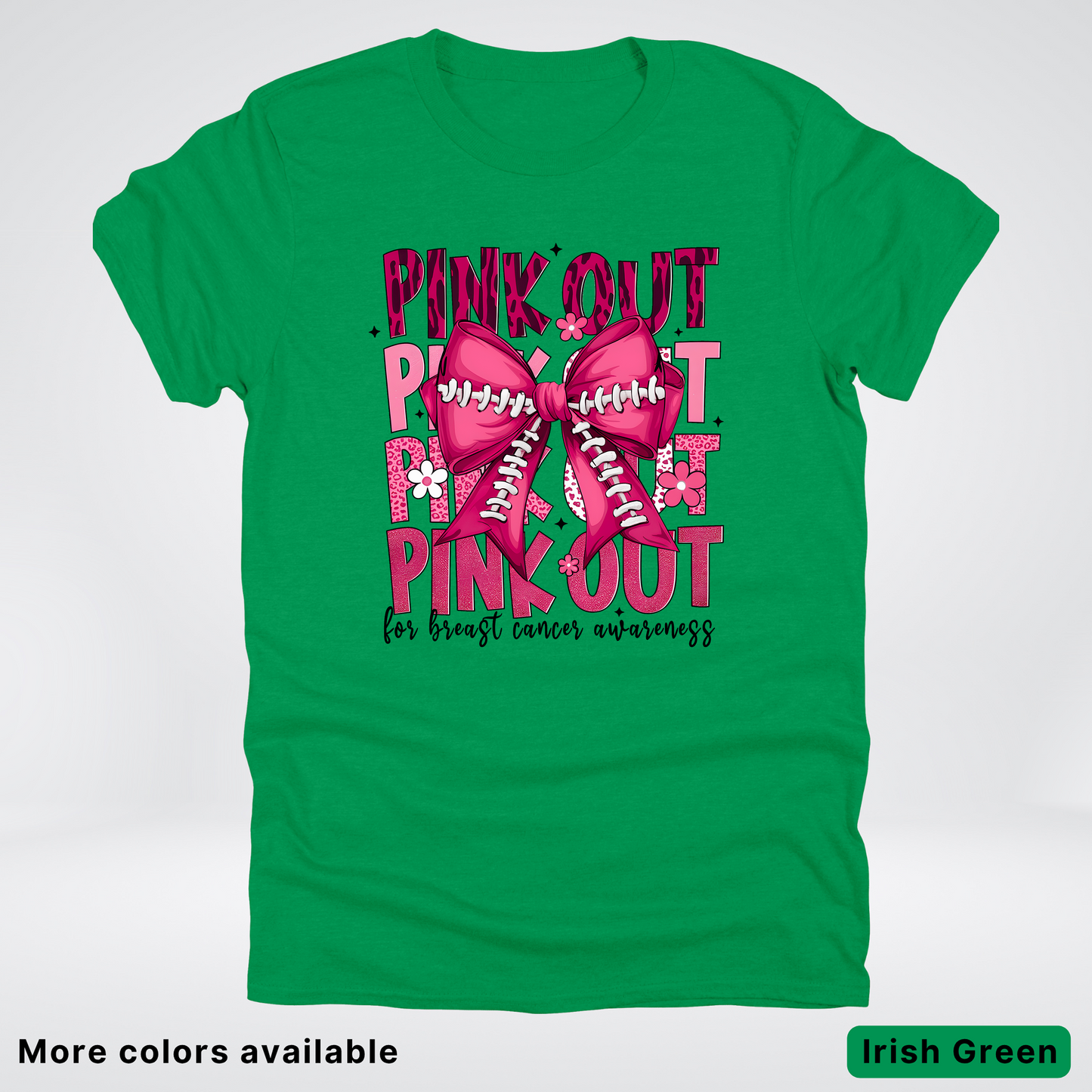 Coquette Football Laced Pink Out - T-Shirt