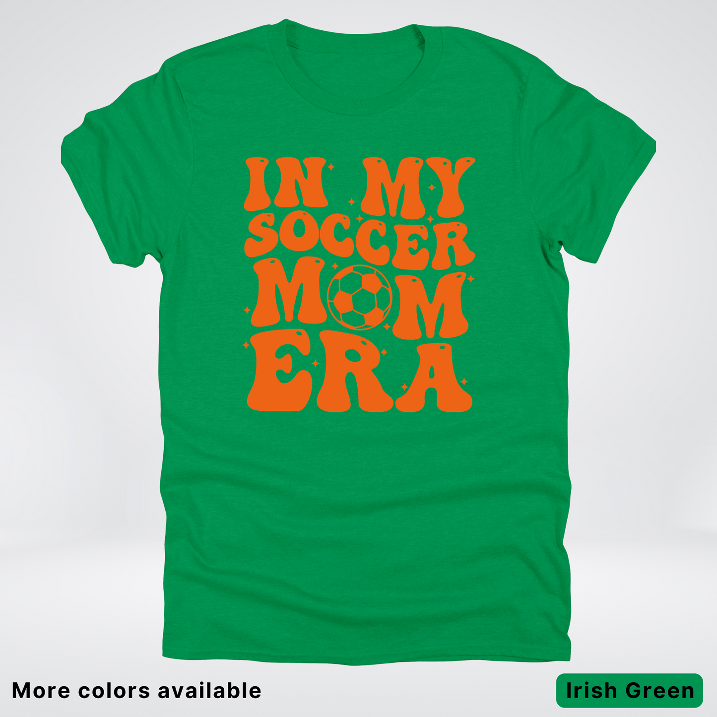 In My Soccer Mom Era – Orange Design - T-Shirt