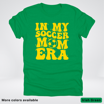 In My Soccer Mom Era – Gold Design - T-Shirt