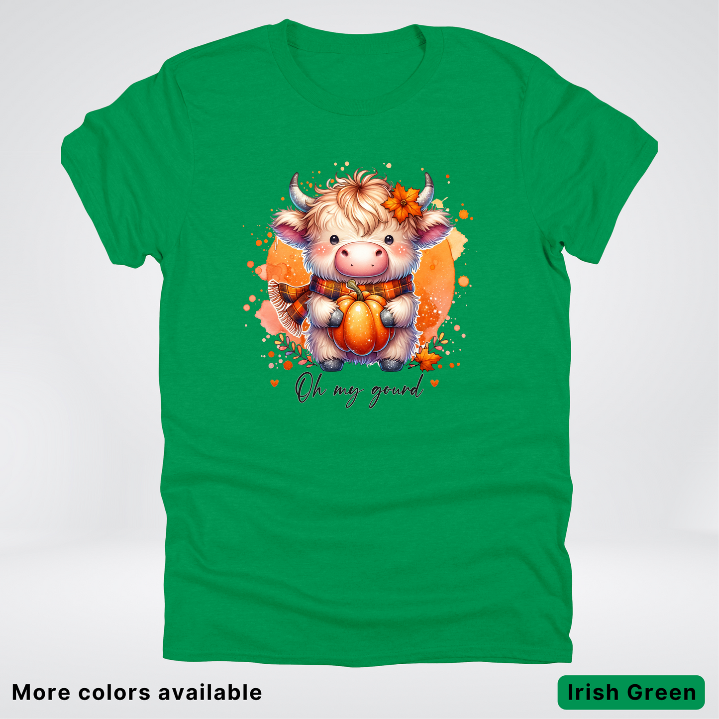 Oh My Gourd Small Cow Calf Pumpkin - T-Shirt