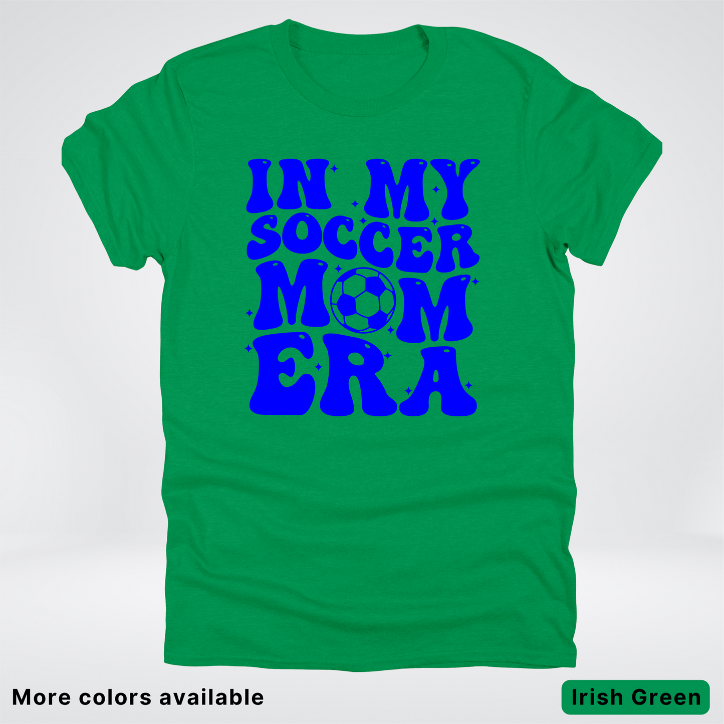 In My Soccer Mom Era – Blue Design - T-Shirt