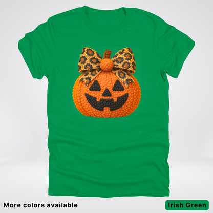 Coquette Crochet Pumpkin - T-Shirt
