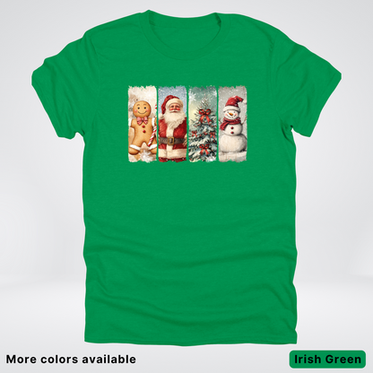 Vintage Christmas Quartet - T-Shirt