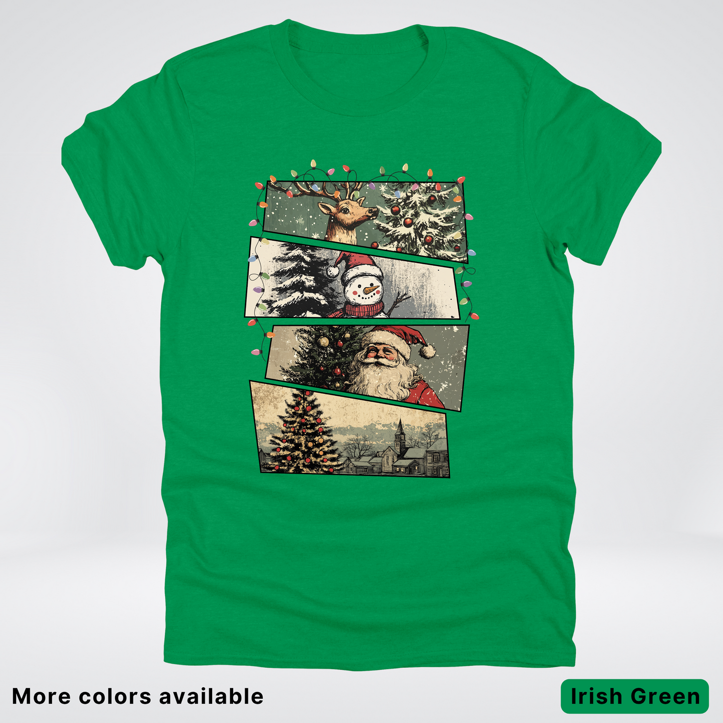 Retro Holiday Collage - T-Shirt