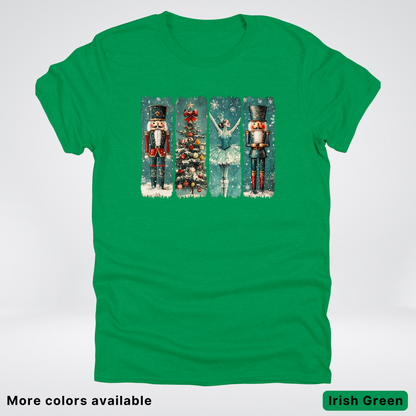 Vintage Nutcracker Ballet Panel - T-Shirt