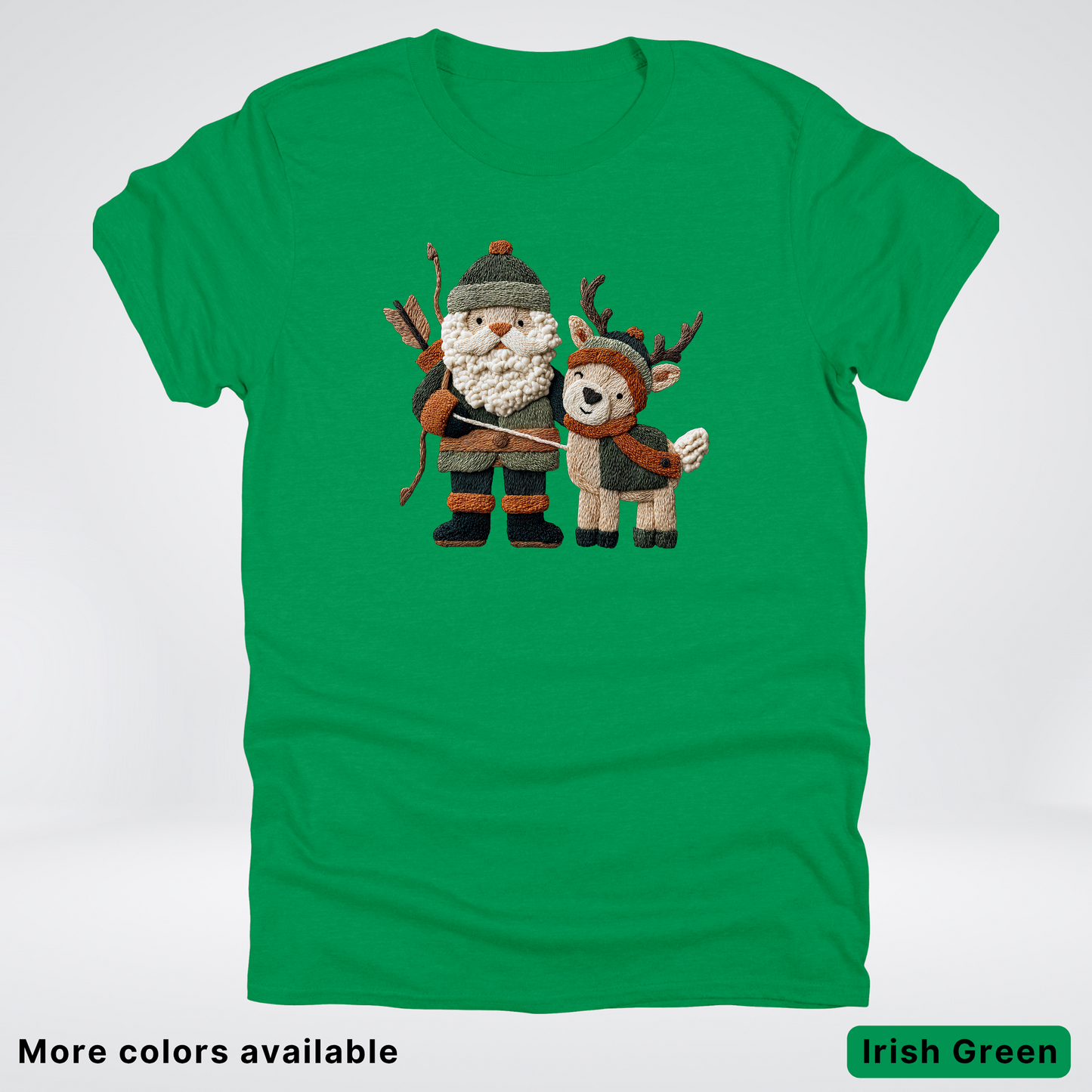 Hook Yard Faux Woodland Christmas Duo - T-Shirt