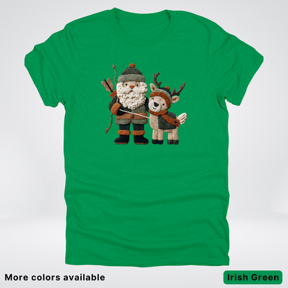Hook Yard Faux Woodland Christmas Duo - T-Shirt