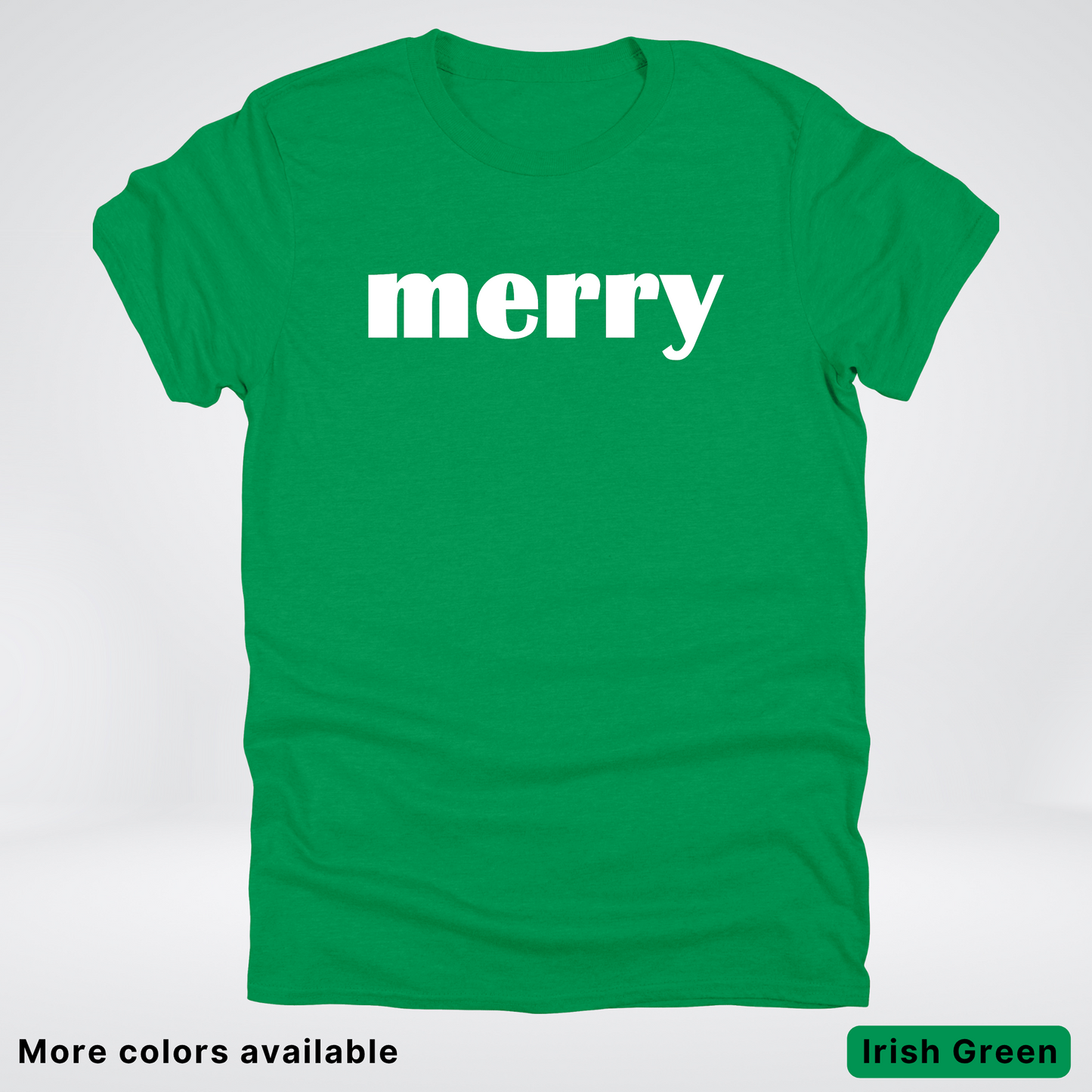 Merry - White Design - T-Shirt