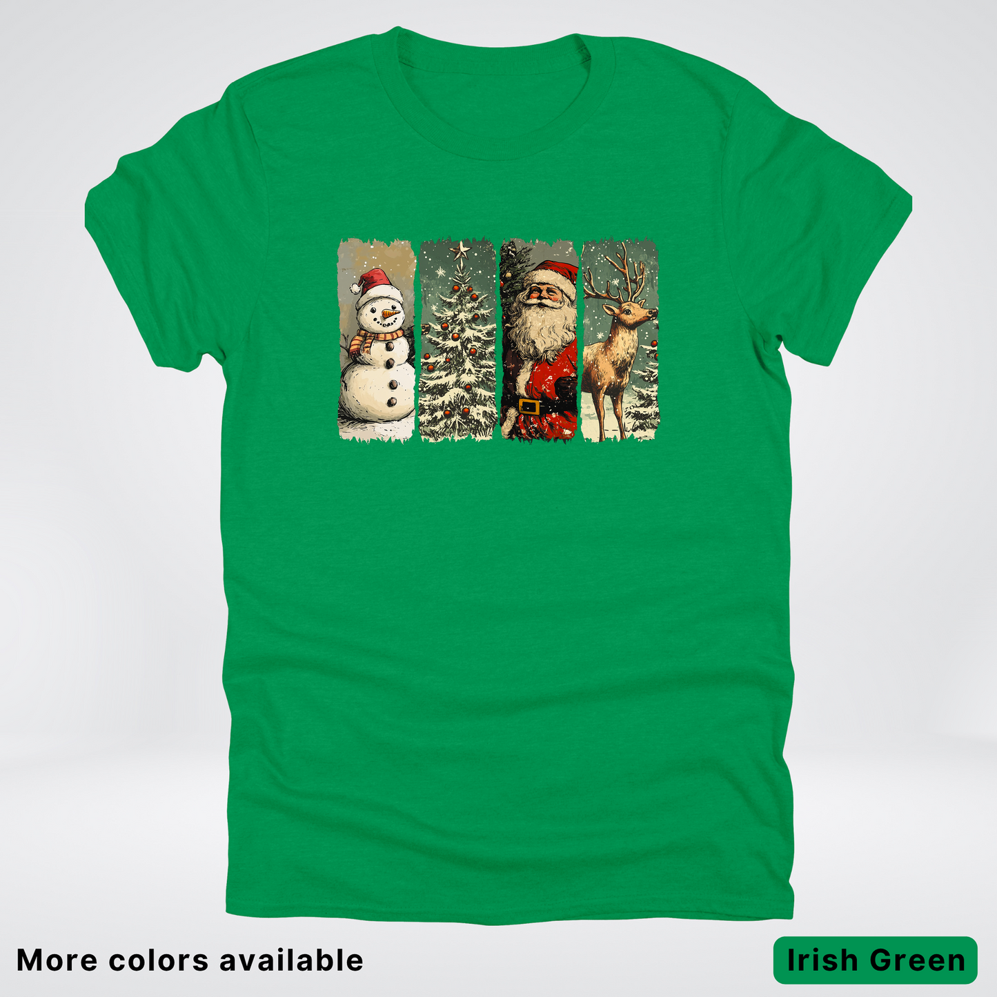 Classic Christmas Strip Art - T-Shirt