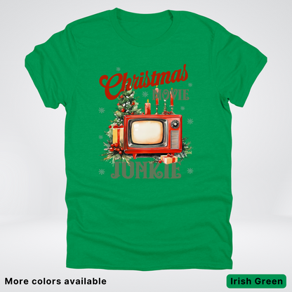 Vintage Christmas Movie Lover - T-Shirt